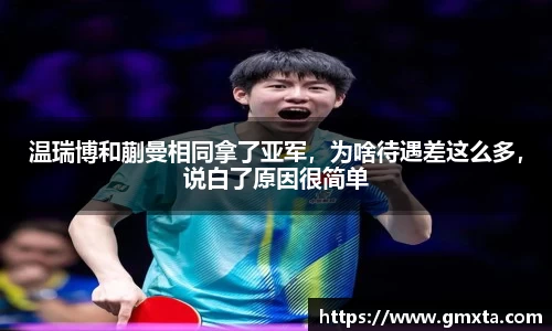 温瑞博和蒯曼相同拿了亚军，为啥待遇差这么多，说白了原因很简单